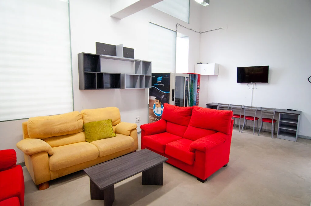 Interior de las instalaciones del Albergue Vía de la Plata