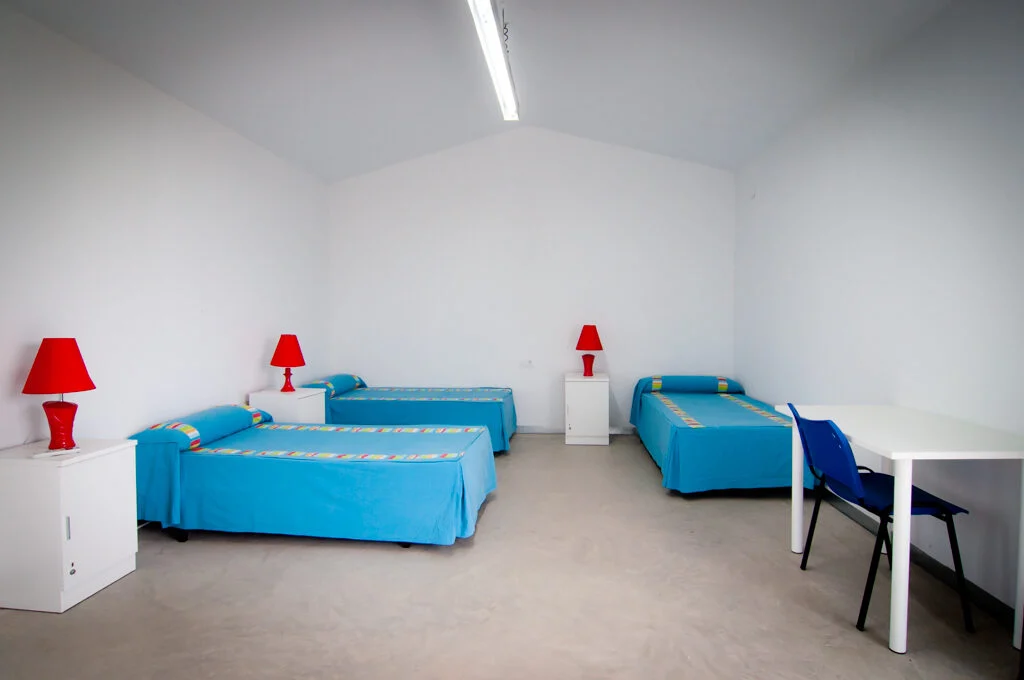Espacios interiores del Albergue Vía de la Plata